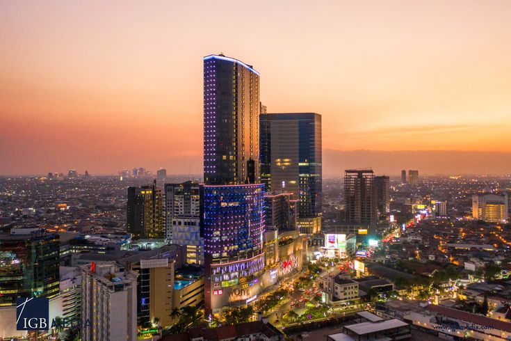 sheraton surabaya & four points by sheraton surabaya aerial shot photography